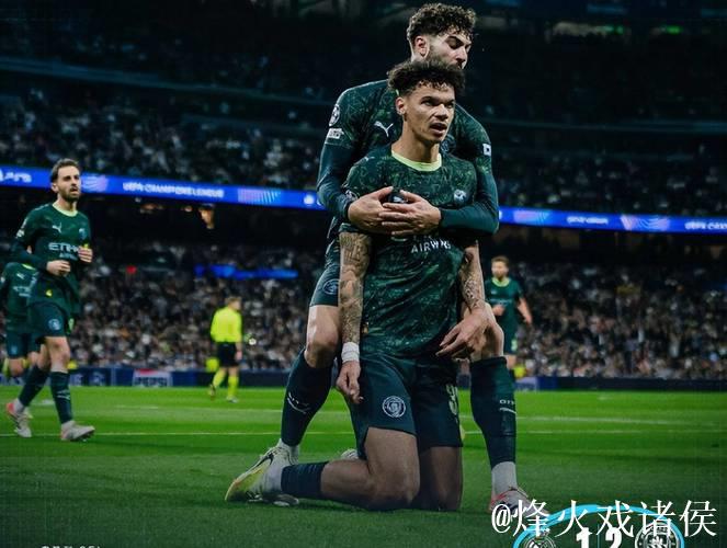 曼城欧冠2比1逆转皇马，银河战舰两将失误葬送比赛